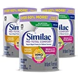 Similac Pro-Total Comfort Non-GMO with 2'-FL HMO Infant Formula with Iron, Easy-to-Digest, Gentle Formula, for Immune Support